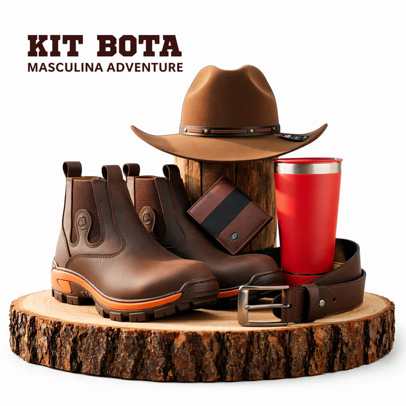Bota Masculina Adventure: Estilo e Conforto Para o Dia a Dia