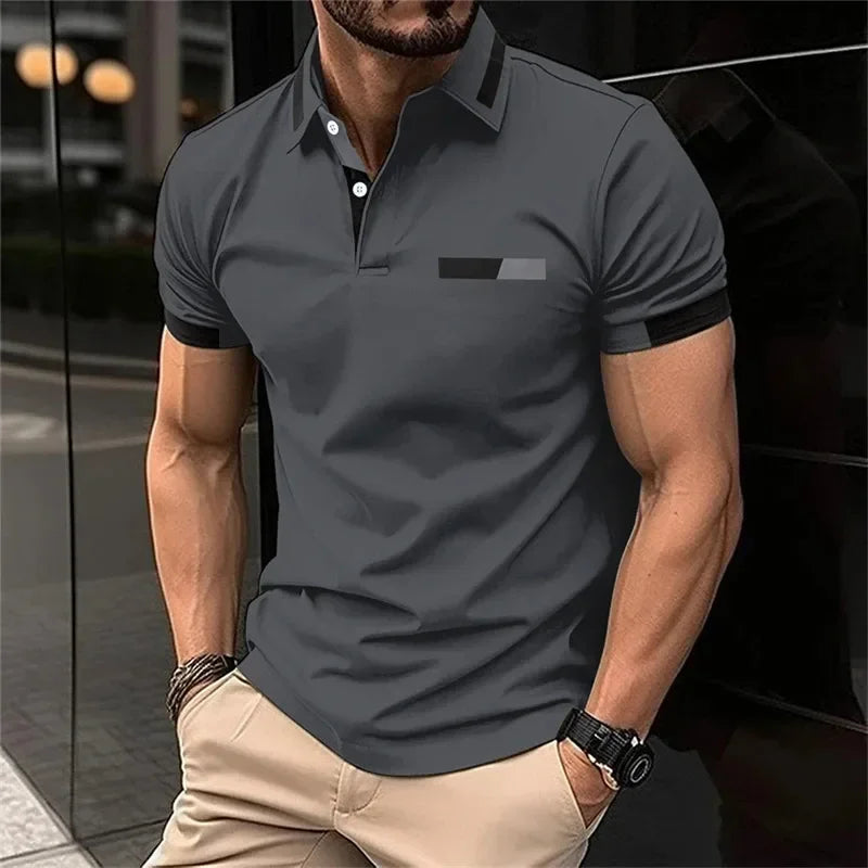 Camisa Polo Masculina Premium em Malha Knit - Conforto e Elegância Casual