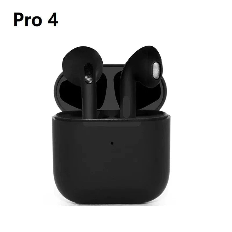 Fone de Ouvido Sem Fio Pro4 TWS Bluetooth – Som HD e Resistente à Água