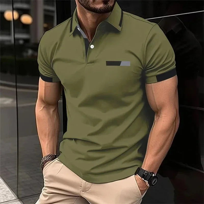 Camisa Polo Masculina Premium em Malha Knit - Conforto e Elegância Casual