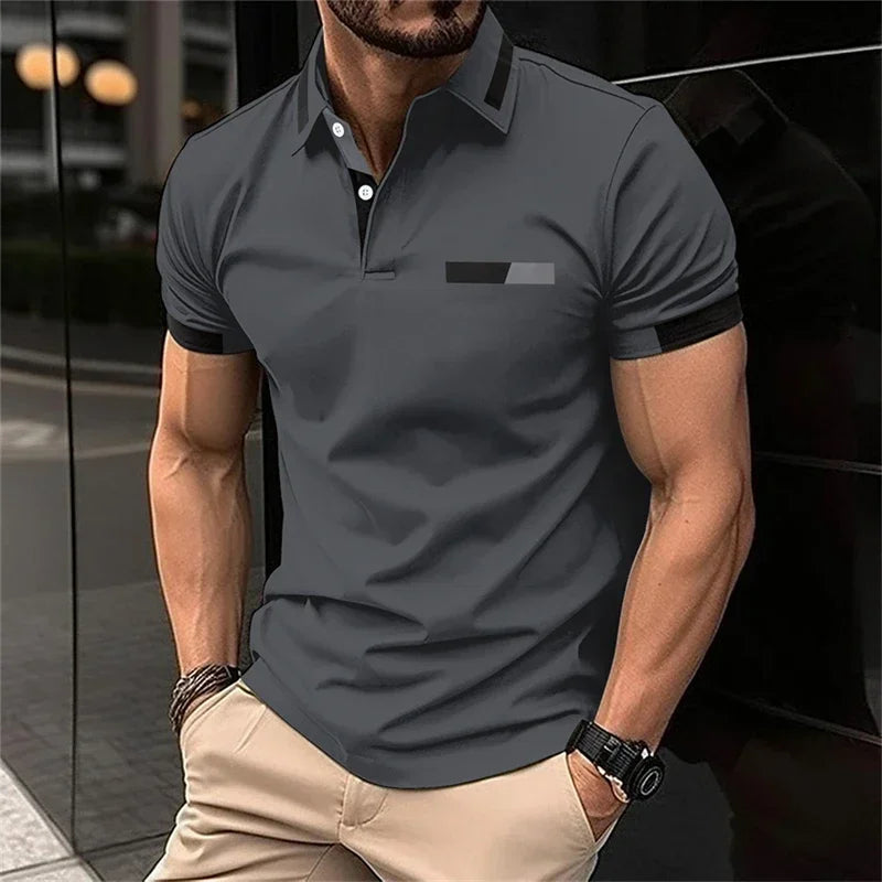 Camisa Polo Masculina Premium em Malha Knit - Conforto e Elegância Casual