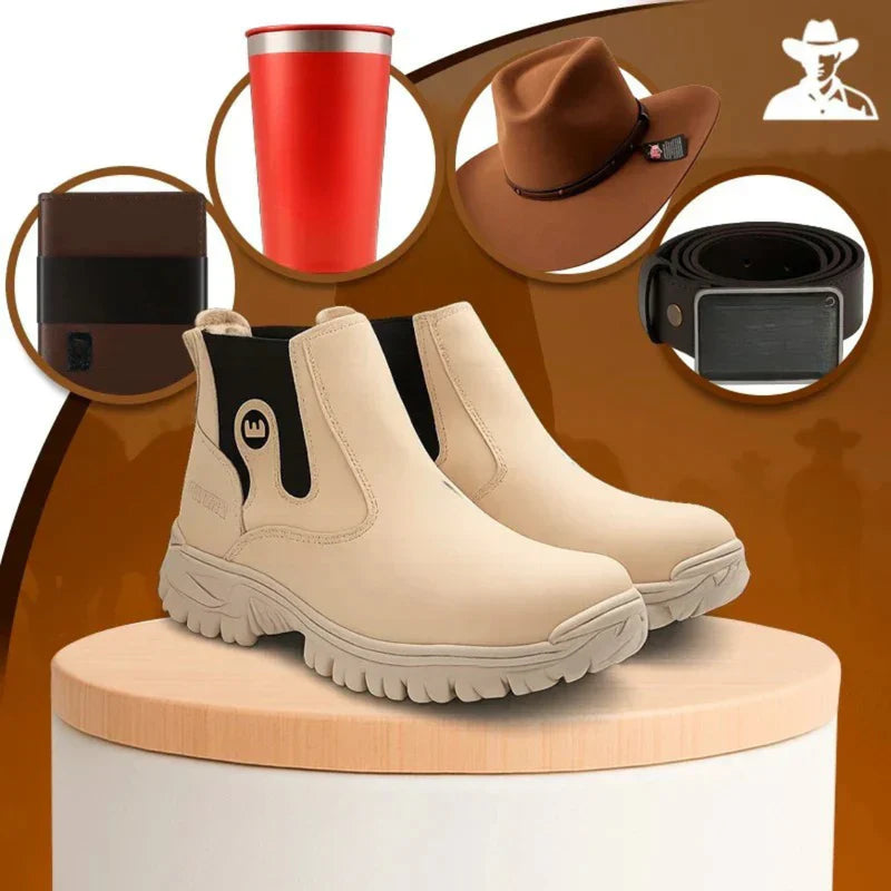 Bota Masculina Adventure: Estilo e Conforto Para o Dia a Dia 