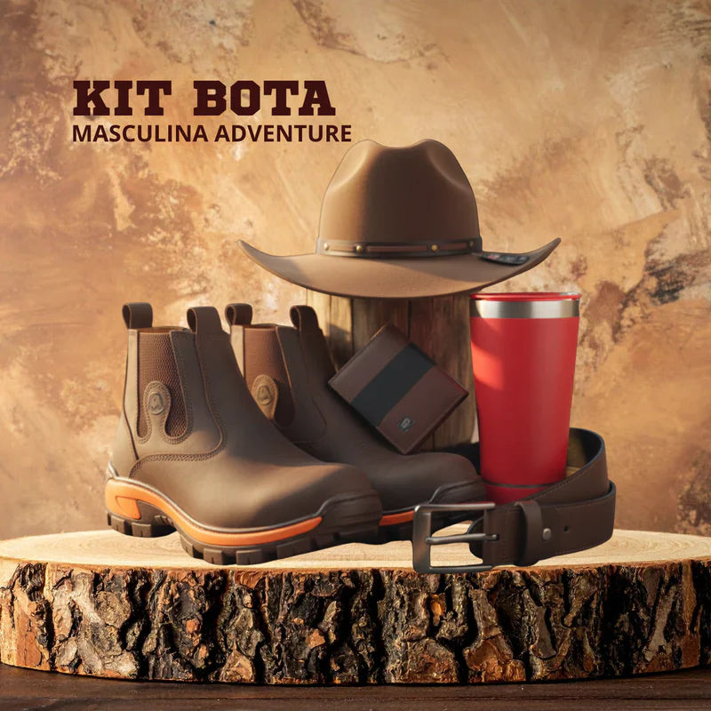 Bota Masculina Adventure: Estilo e Conforto Para o Dia a Dia 